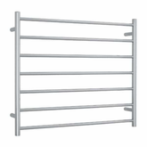 Straight Round Stainless Thermorail Ladder - 900X750X122mm 100Watts 7 Bars